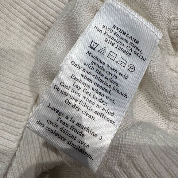 Everlane Men’s The No-Sweat Sweater Uniform Heather Canvas Large New with Tag - Picture 13 of 15